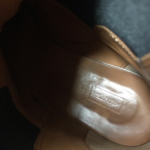 Hunter Black Suede Chelsea Ankle Boots - Picture 3 of 7